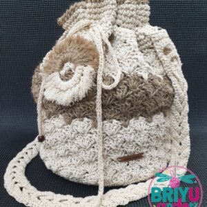 Bucket Bag briyucrochet.com Exclusive Handmade Custom Crochet Creations