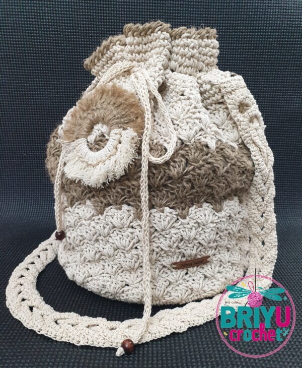 Bucket Bag briyucrochet.com Exclusive Handmade Custom Crochet Creations